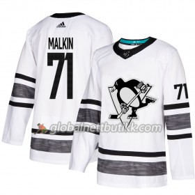 Pittsburgh Penguins Hockeydrakt Evgeni Malkin 71 Hvit 2019 NHL All-Star Adidas Authentic - Herre